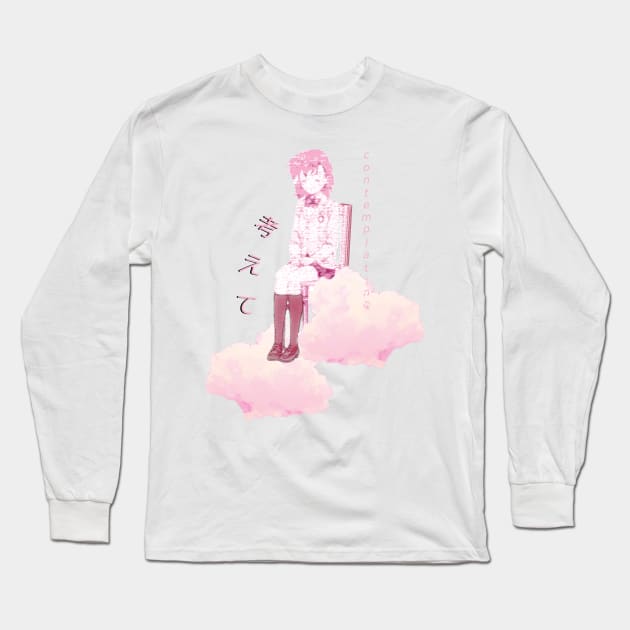 A Certain Scientific Railgun T ''CONTEMPLATING'' V1 Long Sleeve T-Shirt by riventis66